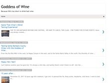 Tablet Screenshot of goddessofwine.com